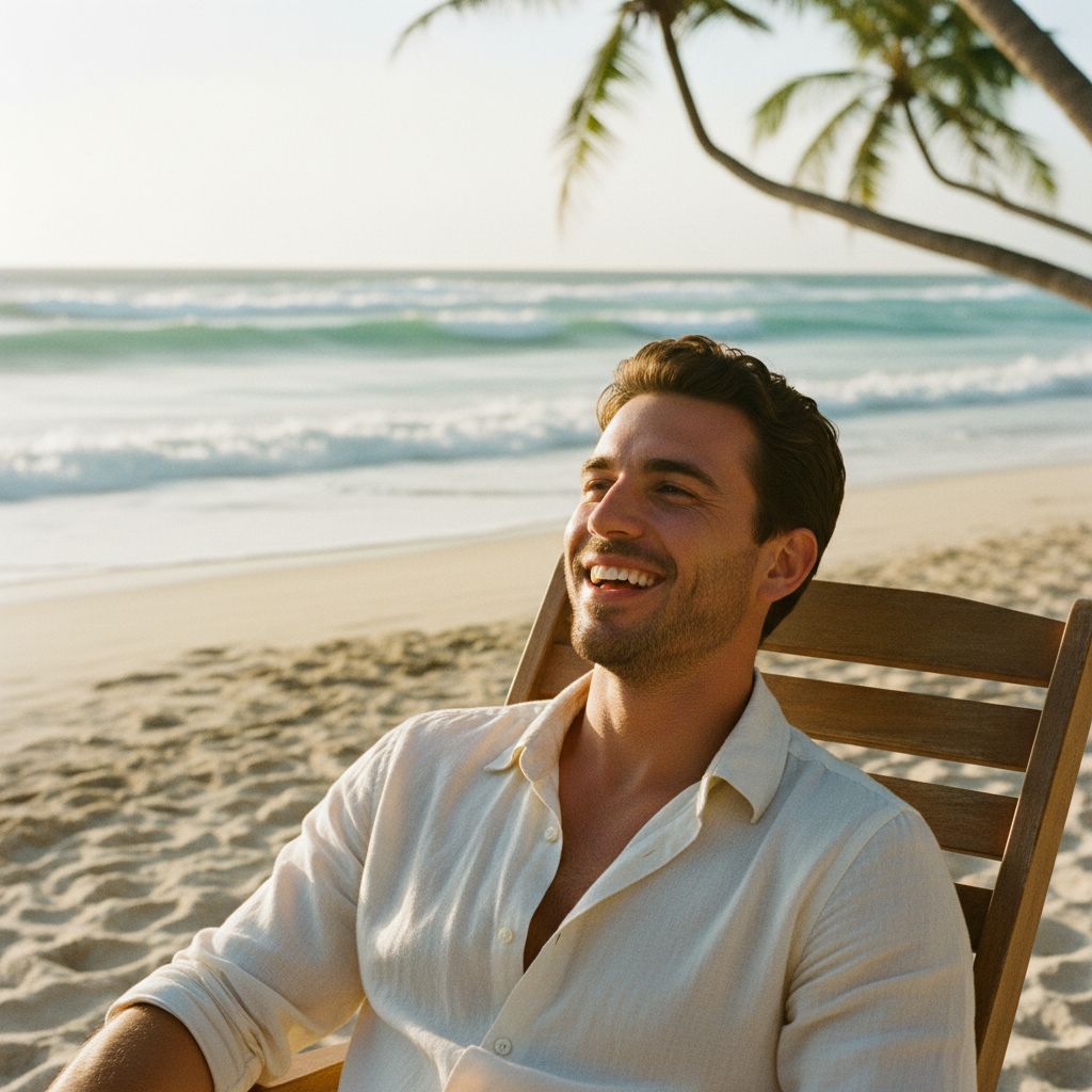 Beach Life AI photo style example 4