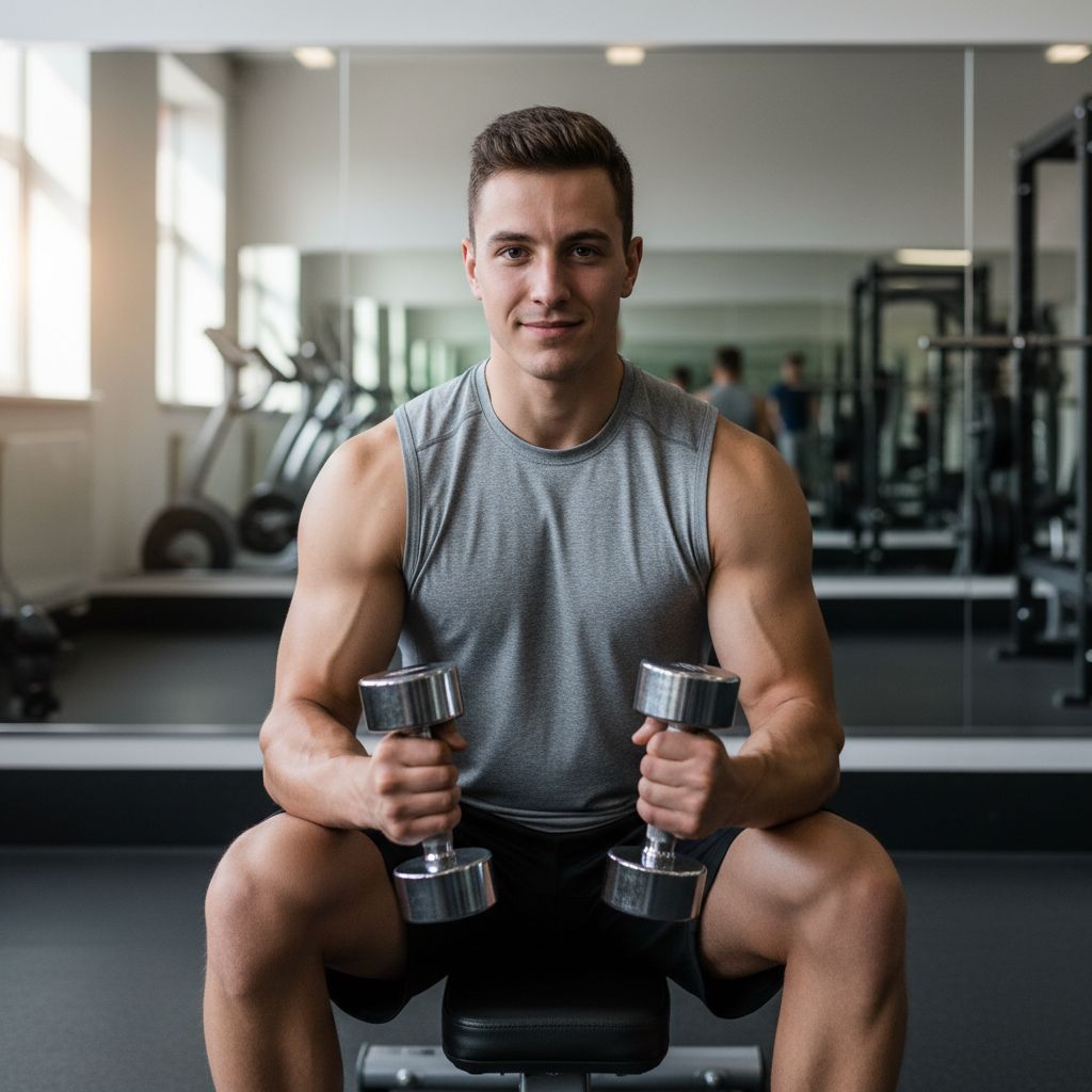 Gym Studio AI photo style example 4