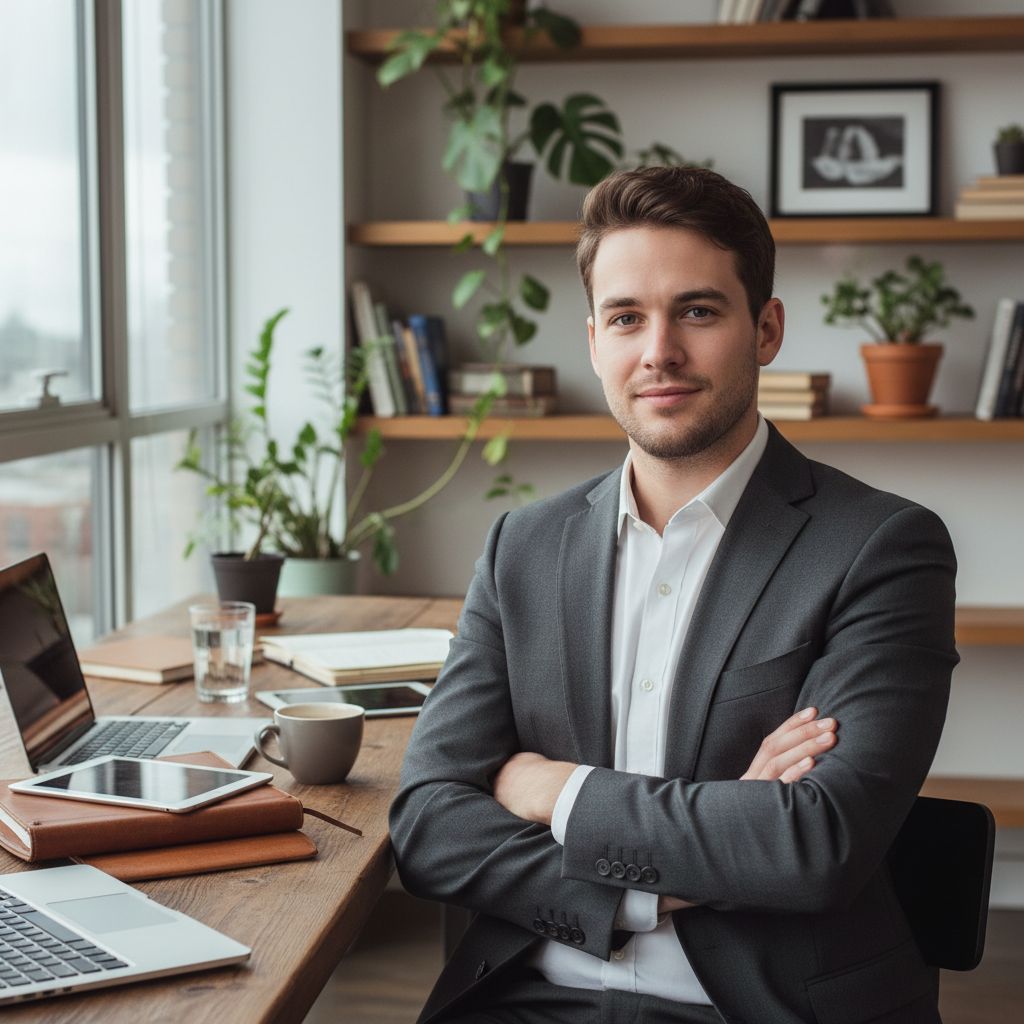 Startup Founder AI photo style example 4